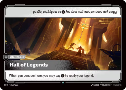 Hall of Legends (FOIL) single card from Riftbound : League of Legends Card Game