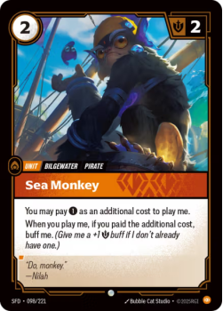 Sea Monkey (FOIL) single card from Riftbound : League of Legends Card Game