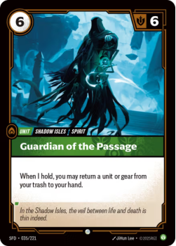 Guardian of the Passage (FOIL) single card from Riftbound : League of Legends Card Game