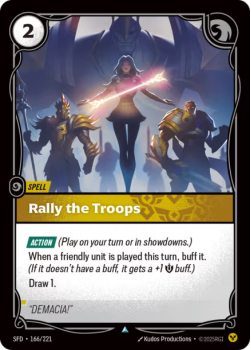 Rally the Troops single card from Riftbound : League of Legends Card Game