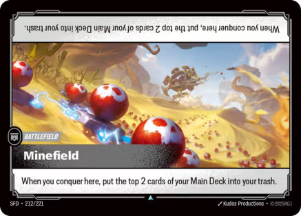 Minefield (FOIL) single card from Riftbound : League of Legends Card Game