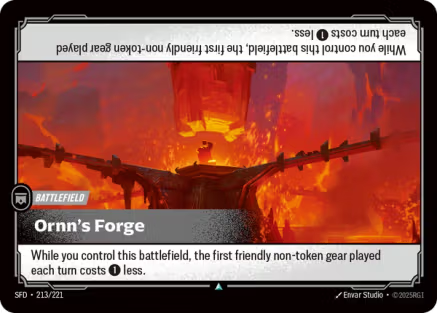 Ornn's Forge (FOIL) single card from Riftbound : League of Legends Card Game