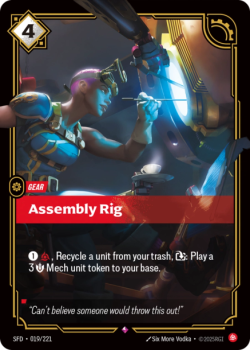Assembly Rig single card from Riftbound : League of Legends Card Game
