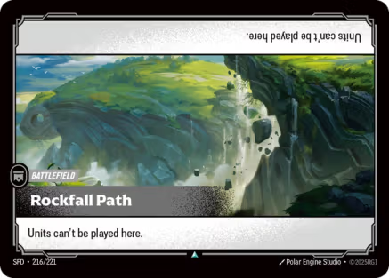 Rockfall Path single card from Riftbound : League of Legends Card Game