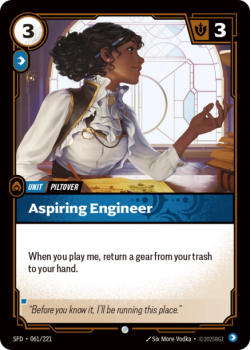 Aspiring Engineer (FOIL) single card from Riftbound : League of Legends Card Game
