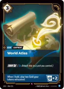 World Atlas single card from Riftbound : League of Legends Card Game