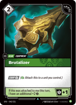 Brutalizer (FOIL) single card from Riftbound : League of Legends Card Game