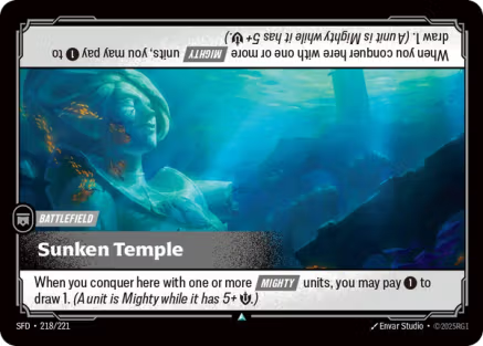 Sunken Temple (FOIL) single card from Riftbound : League of Legends Card Game