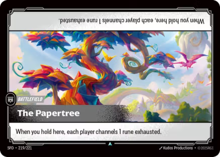 The Papertree (FOIL) single card from Riftbound : League of Legends Card Game