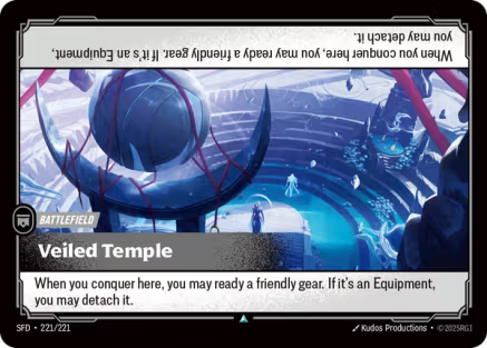 Veiled Temple (FOIL) single card from Riftbound : League of Legends Card Game