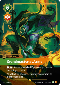 Grandmaster at Arms single card from Riftbound : League of Legends Card Game