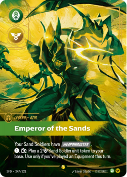 Emperor of the Sands single card from Riftbound : League of Legends Card Game