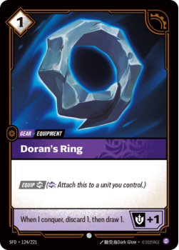 Doran's Ring (FOIL) single card from Riftbound : League of Legends Card Game