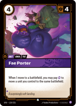 Fae Porter (FOIL) single card from Riftbound : League of Legends Card Game