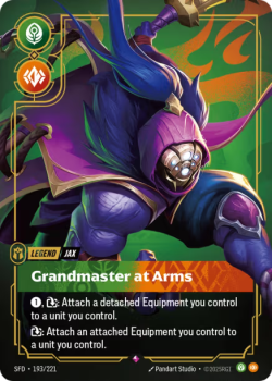 Grandmaster at Arms single card from Riftbound : League of Legends Card Game