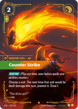 Counter Strike single card from Riftbound : League of Legends Card Game