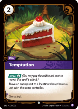 Temptation (FOIL) single card from Riftbound : League of Legends Card Game