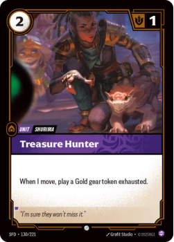 Treasure Hunter (FOIL) single card from Riftbound : League of Legends Card Game