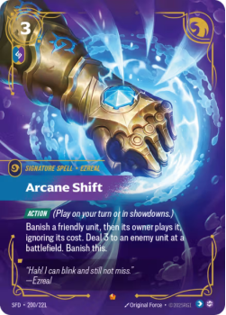 Arcane Shift single card from Riftbound : League of Legends Card Game