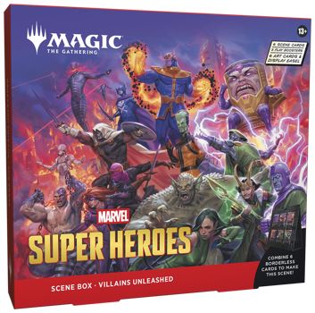 Magic the Gathering: Marvel Super Heroes - Villains Unleashed Scene Box