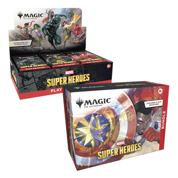 Magic the Gathering: Marvel Super Heroes - Play Booster BOX Bundle Combo