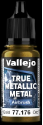 Acrylicos Vallejo True Metallic Metal : Airbrush Greenish Gold