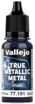 Acrylicos Vallejo True Metallic Metal : Shade Sapphire Blue
