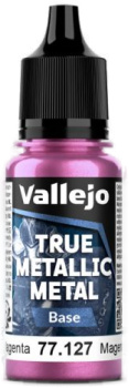 Acrylicos Vallejo True Metallic Metal : Base Crimson Magenta