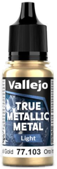 Acrylicos Vallejo True Metallic Metal : Light Imperial Gold