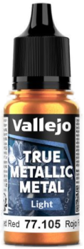 Acrylicos Vallejo True Metallic Metal : Light Forged Red