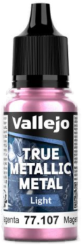 Acrylicos Vallejo True Metallic Metal : Light Crimson Magenta