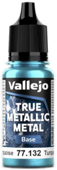 Acrylicos Vallejo True Metallic Metal : Base Hydra Turquoise