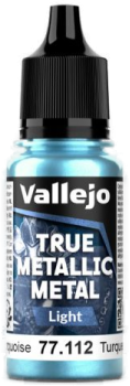Acrylicos Vallejo True Metallic Metal : Light Hydra Turquoise
