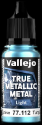 Acrylicos Vallejo True Metallic Metal : Light Hydra Turquoise