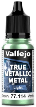 Acrylicos Vallejo True Metallic Metal : Light Dusken Green