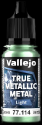 Acrylicos Vallejo True Metallic Metal : Light Dusken Green