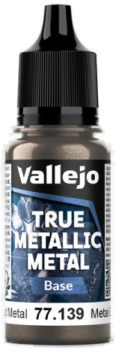 Acrylicos Vallejo True Metallic Metal : Base Aged Metal