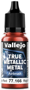 Acrylicos Vallejo True Metallic Metal : Airbrush Ruby Red