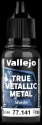 Acrylicos Vallejo True Metallic Metal : Shade Sterling Silver