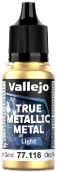 Acrylicos Vallejo True Metallic Metal : Light Greenish Gold