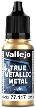 Acrylicos Vallejo True Metallic Metal : Light Arcane Gold
