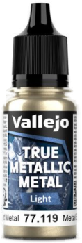 Acrylicos Vallejo True Metallic Metal : Light Aged Metal