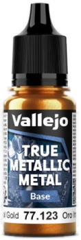 Acrylicos Vallejo True Metallic Metal : Base Imperial Gold