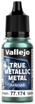 Acrylicos Vallejo True Metallic Metal : Airbrush Dusken Green