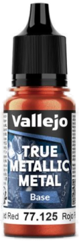 Acrylicos Vallejo True Metallic Metal : Base Forged Red