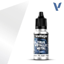 Acrylicos Vallejo True Metallic Metal : Light Sterling Silver - Image 2