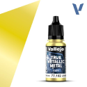 Acrylicos Vallejo True Metallic Metal : Light Radiant Yellow - Image 2