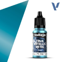 Acrylicos Vallejo True Metallic Metal : Base Hydra Turquoise - Image 2