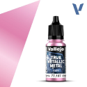 Acrylicos Vallejo True Metallic Metal : Light Crimson Magenta - Image 2