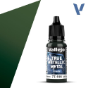 Acrylicos Vallejo True Metallic Metal : Shade Amber Green - Image 2